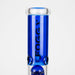 FOGGX | 14" Colored Glass Water Pipe with Percolator [FTLL09] Glass Bong LEHIGH WHOLESALE