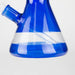 FOGGX | 14" Colored Glass Water Pipe with Percolator [FTLL09] Glass Bong LEHIGH WHOLESALE