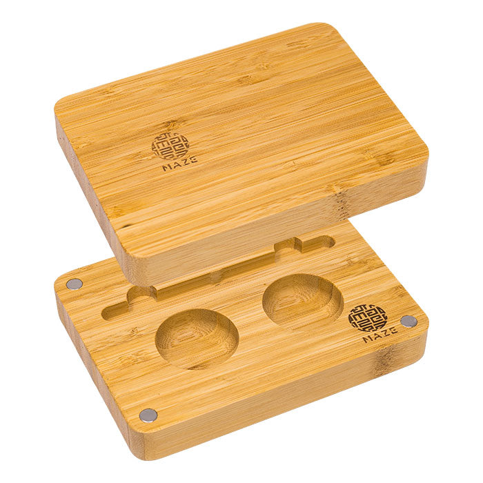 Maze | Quick Fold Bamboo 10X7 Rolling Tray Tray Maple Craft Inc