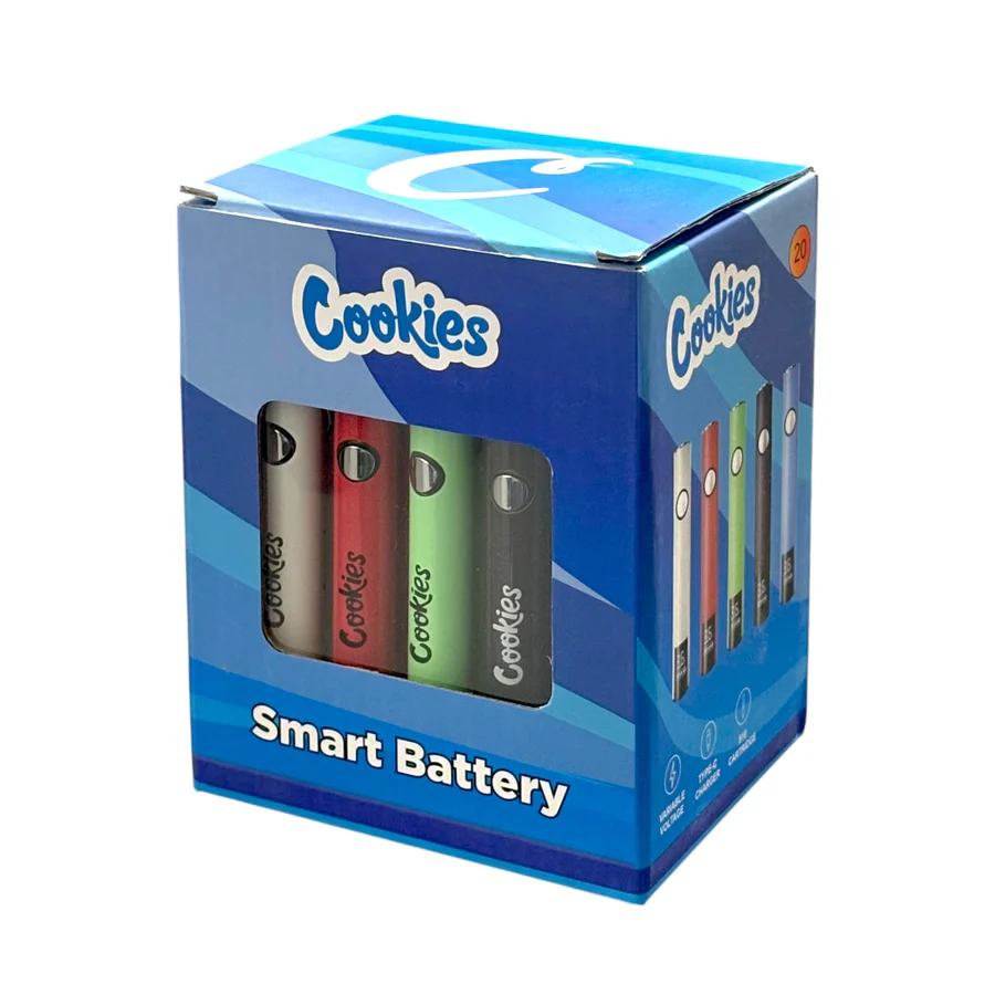 Cookies 510 Thread Battery Smart LED Display 20CT One Wholesale Cookies 510 Thread Battery Smart LED Display 20CT One Wholesale