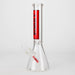 FOGGX | 14" Glass Water Pipe – 7mm Thick [FT590] Glass Bong LEHIGH WHOLESALE Red