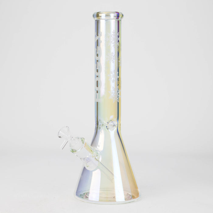 FOGGX | 14" Glass Water Pipe [FTLL01] – 7mm Glass Bong LEHIGH WHOLESALE Clear Sunshine