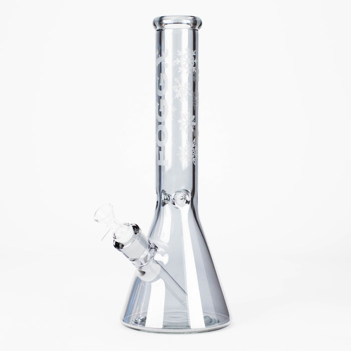 FOGGX | 14" Glass Water Pipe [FTLL01] – 7mm Glass Bong LEHIGH WHOLESALE Gray