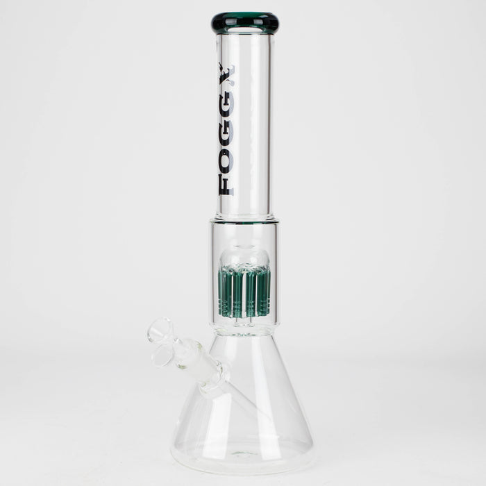 FOGGX | 17" Pirelli Percolator Glass Water Pipe [FT1896 ATS] Glass Bong LEHIGH WHOLESALE Teal