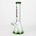 FOGGX | 14" Beaker Glass Bong – 7mm Thick [FT540] Glass Bong LEHIGH WHOLESALE Green