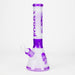 FOGGX | 14" Sandblasted Frosted Big Skull Beaker Water Pipe – 7mm Thick [FT1648ATS] Glass Bong LEHIGH WHOLESALE Purple