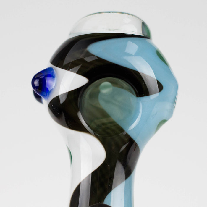 Cheech | 3.5" Glycerin Hand Freezable Pipe – Assorted Colors Glass Pipe Smoking Cat Distribution