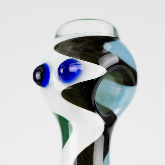 Cheech | 3.5" Glycerin Hand Freezable Pipe – Assorted Colors Glass Pipe Smoking Cat Distribution