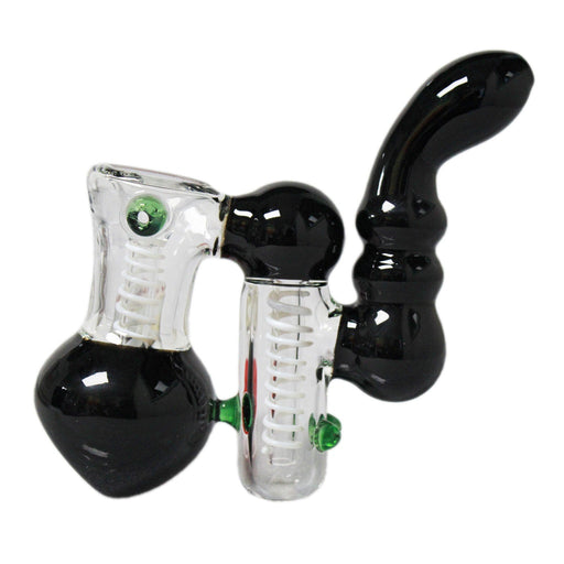BoroSci | 7.5" Dubbler Glass Bubbler Glass Pipe Maq Distributors
