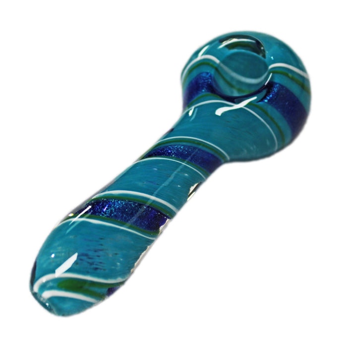 BoroSci | 4" Sea Glass Pipe Glass Pipe Maq Distributors