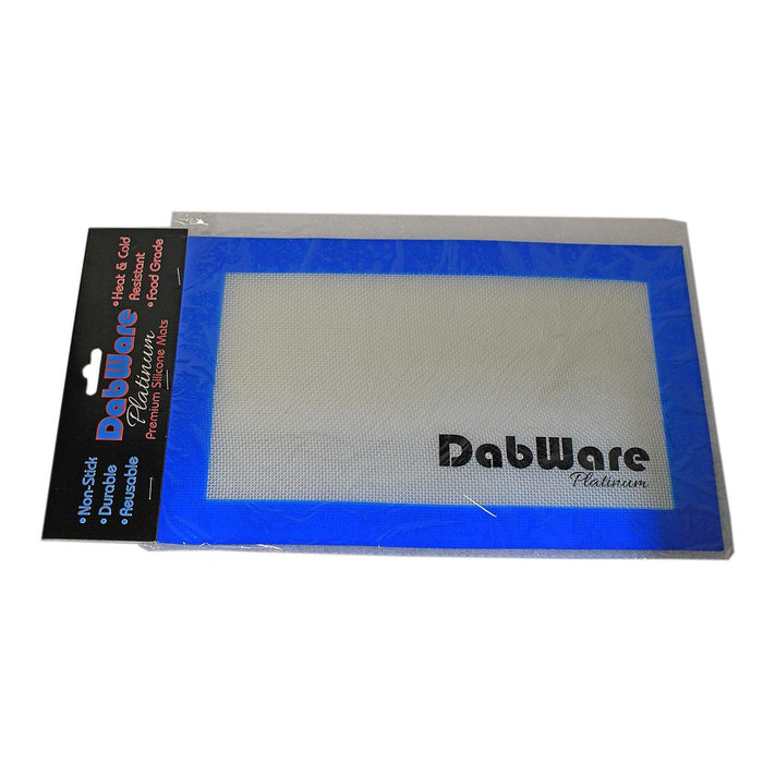 Dabware | 12.5"x8" Platinum Small Silicone Mat Tray Maq Distributors Blue