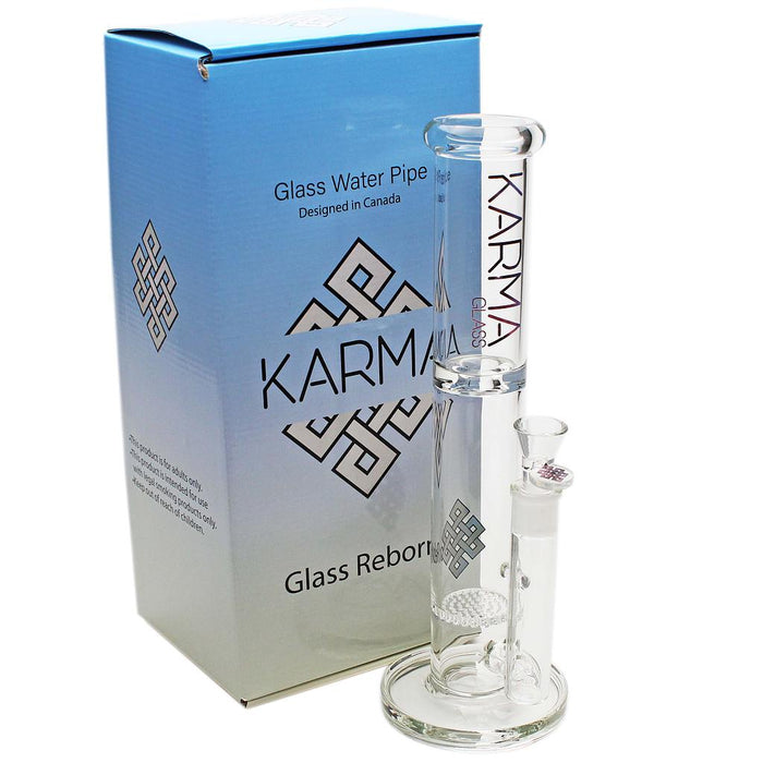 Karma | 14" Honeycomb Glass Bong Glass Bong Maq Distributors Galaxy