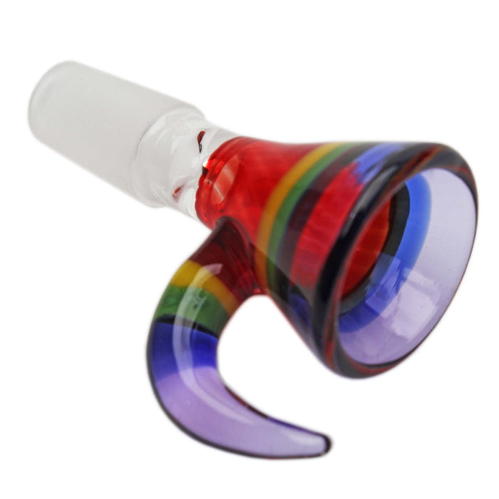 Karma | 14mm Rainbow Glass Bowl Bowl · Popper Maq Distributors