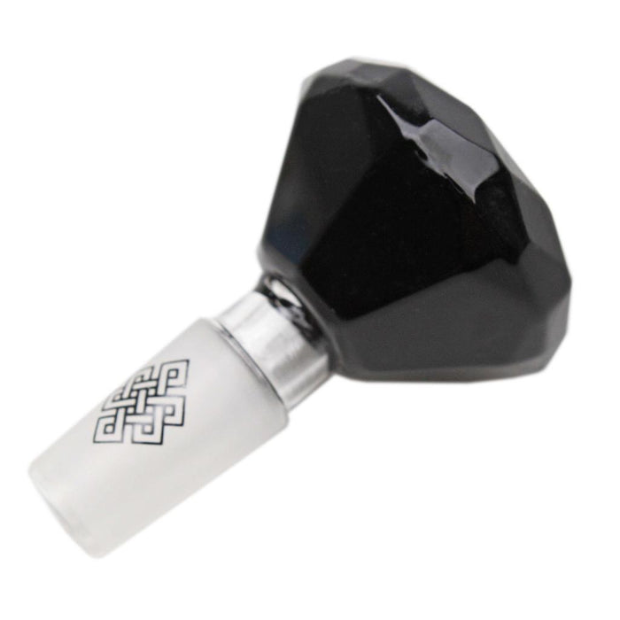 Karma | 14mm Diamond Glass Bowl Bowl · Popper Maq Distributors Black