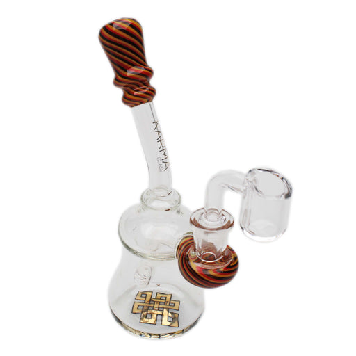 Karma | Bent Neck Reversal With Banger Glass Rig (Dark Reversal) Glass Rig Maq Distributors