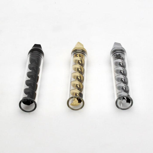 Glass Blunt with Corkscrew Twist-Color assorted Blunt Maq Distributors