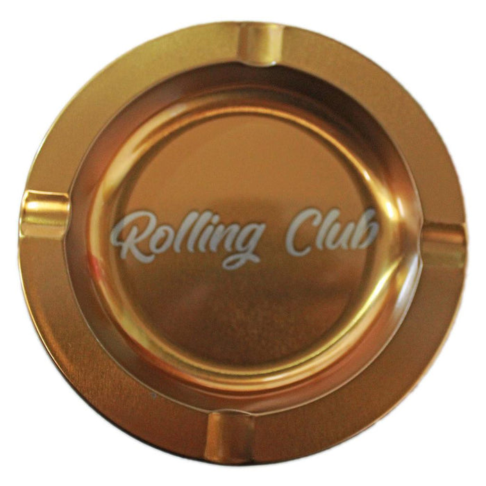 Rolling Club | Metal Ashtray - Small Metal Ashtray Maq Distributors Gold