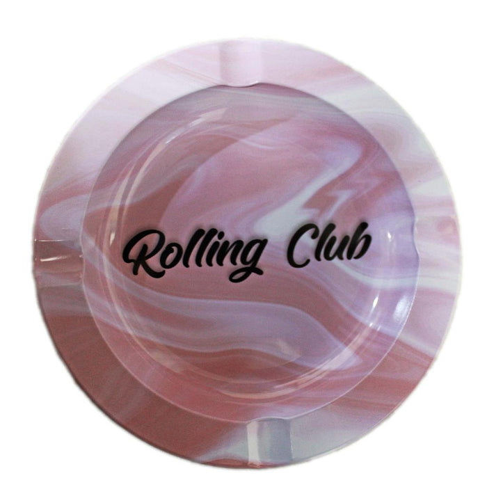 Rolling Club | Metal Ashtray - Small Metal Ashtray Maq Distributors Pink