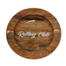 Rolling Club | Metal Ashtray - Small Metal Ashtray Maq Distributors Woodgrain