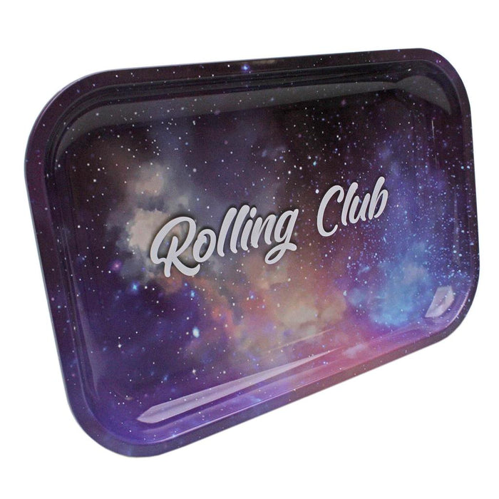 Rolling Club | Metal Rolling Tray - Medium Tray Maq Distributors Galaxy