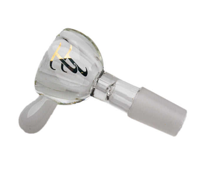 Tech Tubes | Signature 14mm Glass Bowl Bowl · Popper Maq Distributors White