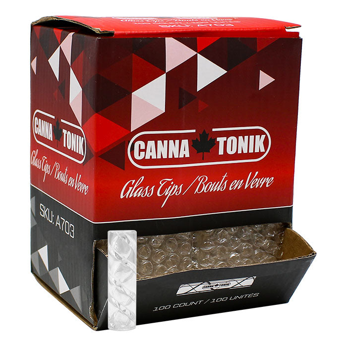 Cannatonik | Glass Tips - 100 Per Display Filter Tip Maple Craft Inc