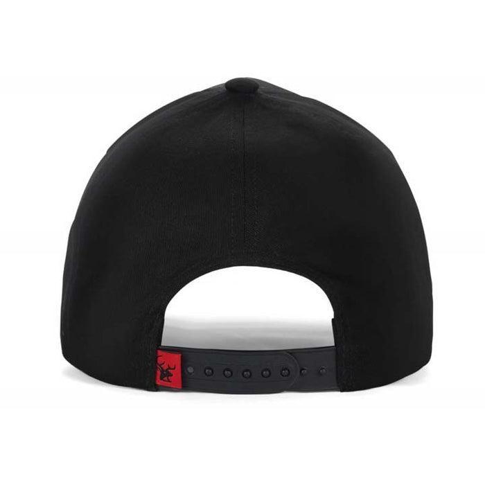 High-Crown 5-Panel Embroidered Leaf Cap-Black Hat & Toque Super Supplys Inc