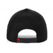 High-Crown 5-Panel Embroidered Leaf Cap-Black Hat & Toque Super Supplys Inc