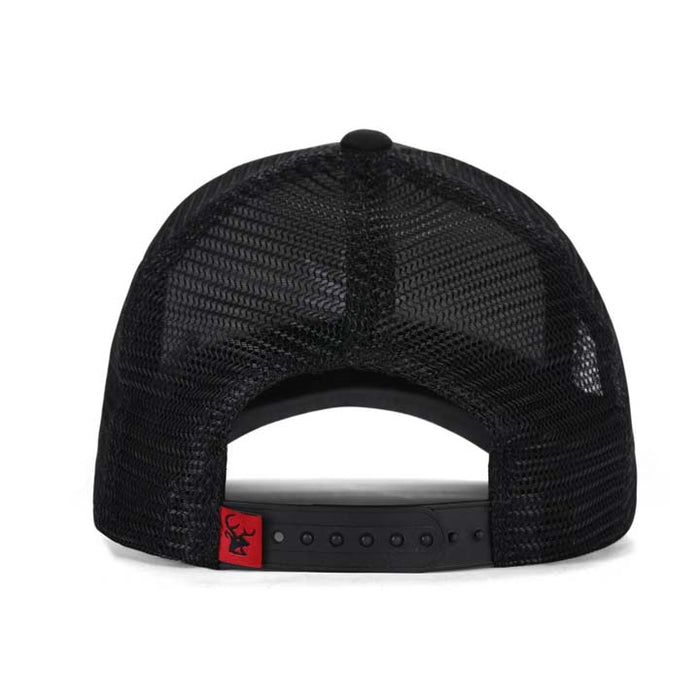 High-Crown 5-Panel Mesh Trucker Cap-Black Hat & Toque Super Supplys Inc
