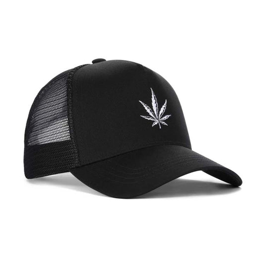 High-Crown 5-Panel Mesh Trucker Cap-Black Hat & Toque Super Supplys Inc