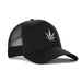 High-Crown 5-Panel Mesh Trucker Cap-Black Hat & Toque Super Supplys Inc
