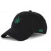 Low-Crown 6-Panel Embroidered Leaf Cap-Black Hat & Toque Super Supplys Inc