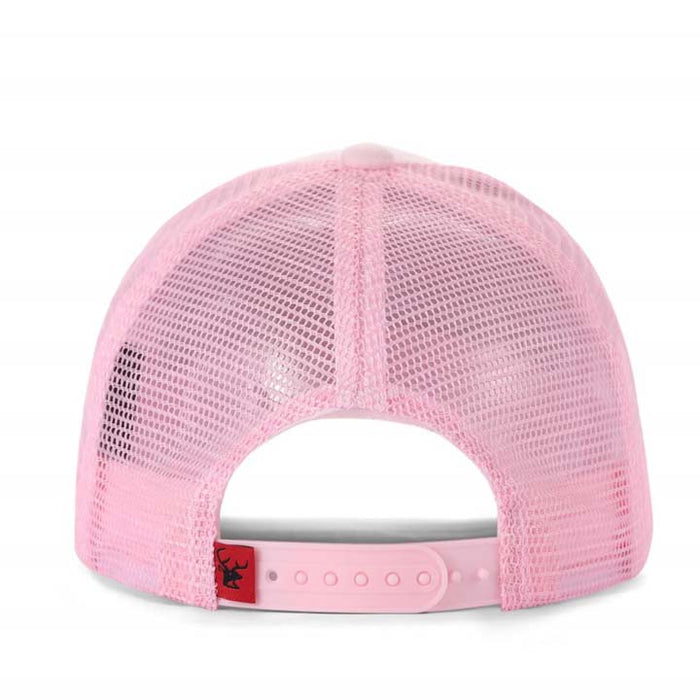 High-Crown 5-Panel Mesh Trucker Cap - Pink Hat & Toque Super Supplys Inc