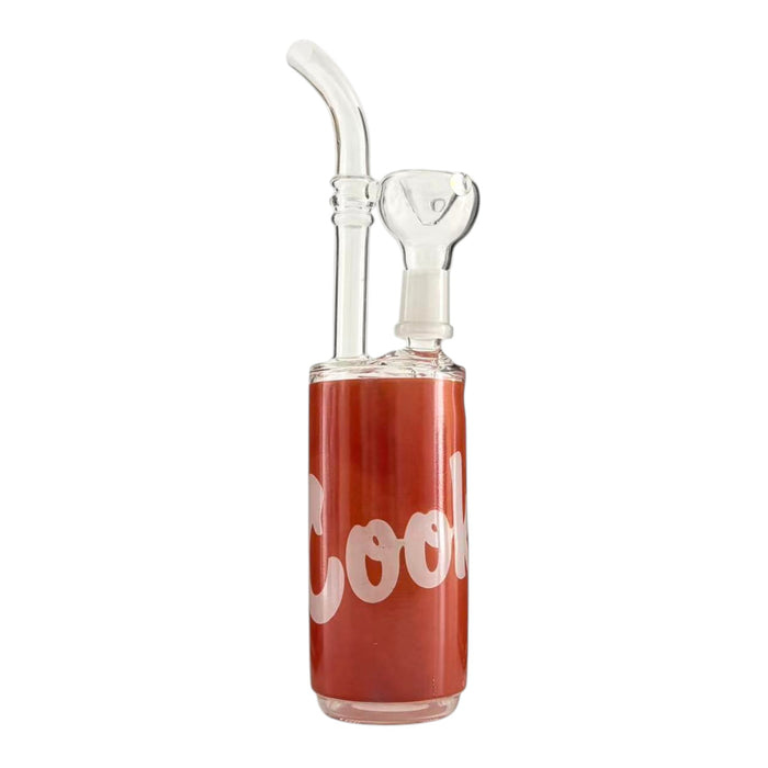 9" Mixed Glass Waterpipe with Built-In Stem – 14mm Female Bowl