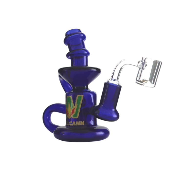 Wellcann | 5" Glass Dab Rig with Circ Perc – Includes Quartz Banger