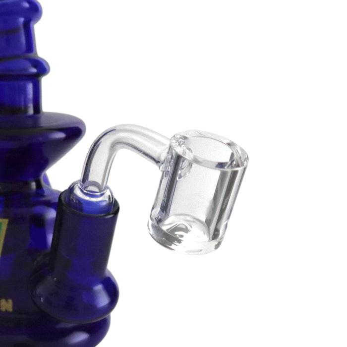 Wellcann | 5" Glass Dab Rig with Circ Perc – Includes Quartz Banger