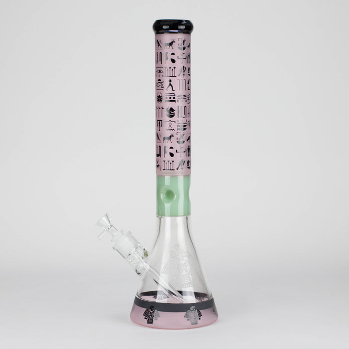 18" 7mm Glass Beaker Bong – Stone Age Design with Ice Catcher