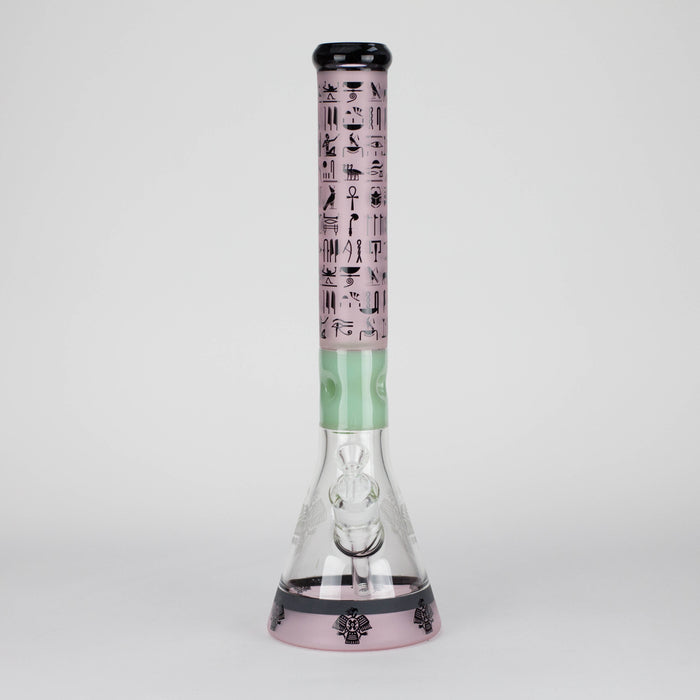 18" 7mm Glass Beaker Bong – Stone Age Design with Ice Catcher