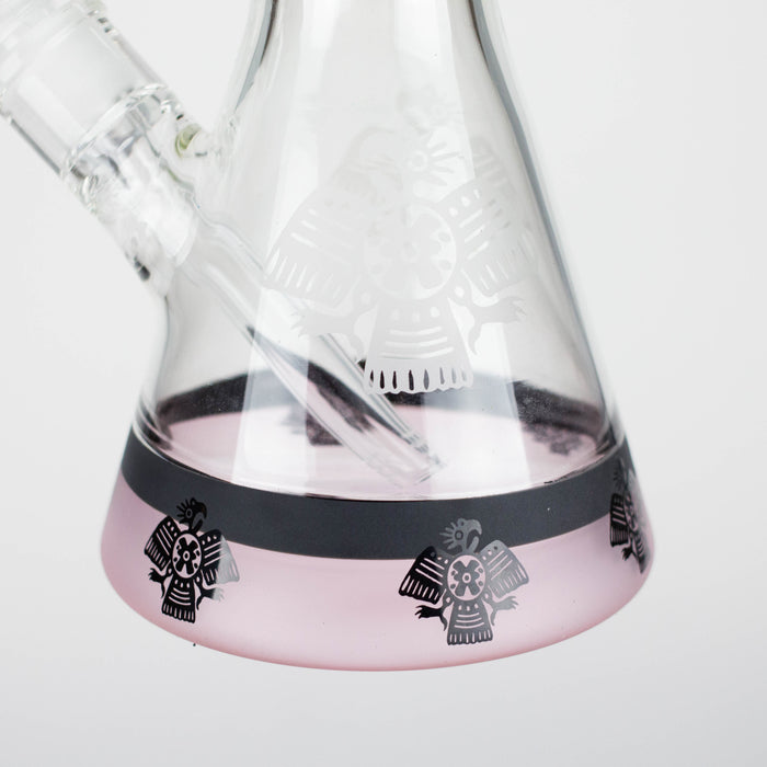 18" 7mm Glass Beaker Bong – Stone Age Design with Ice Catcher