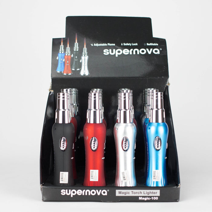 Supernova | Magic Torch Lighters – 7.5" Flame Lock (12-Pack) Torch Supreme Trading