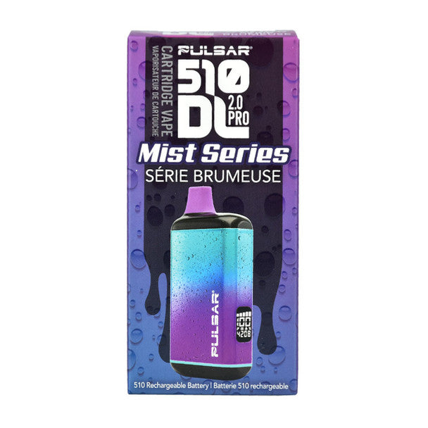 Pulsar 510 DL 2 Pro Variable Voltage Vape Bar 1000mAh Assorted Mist 10ct  Display — One Wholesale