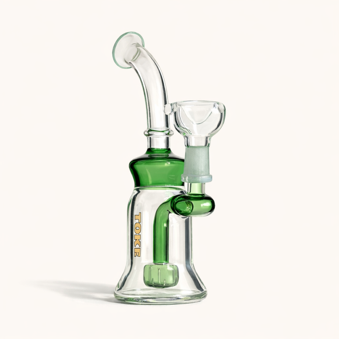 Toke | 8" Glass Dab Rig with Circ Perc 