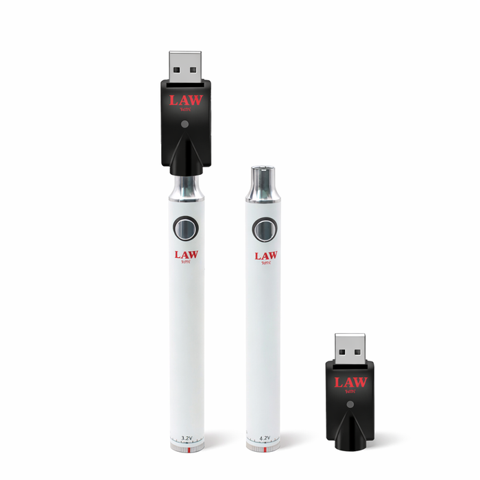 LAW | Twist 900mAh 510 Battery – Variable Voltage 