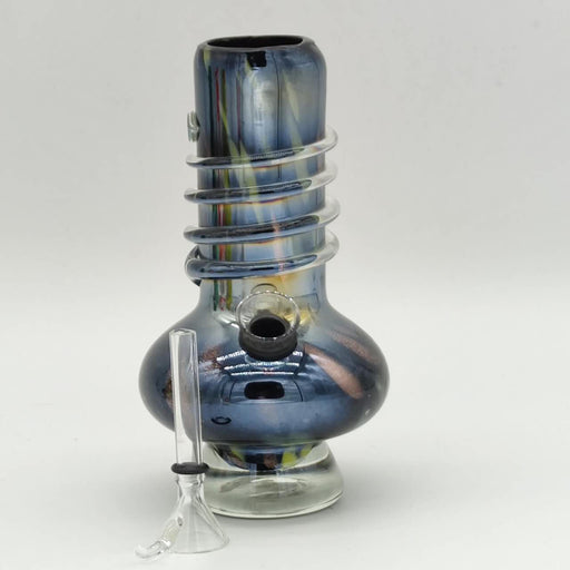 6 " Soft Glass Assorted Colors Glass Bong Super Supplys Inc