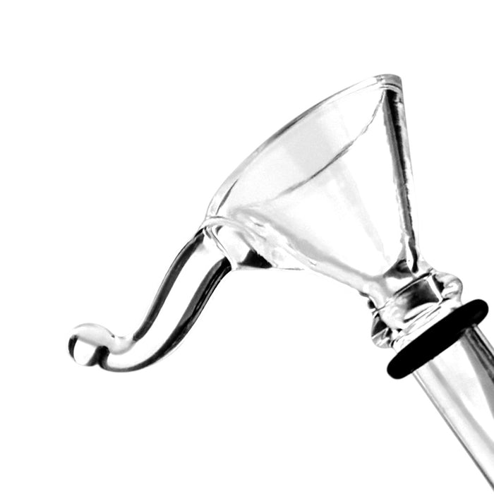 2" Glass Stem Part with Handle – 2 Pack 