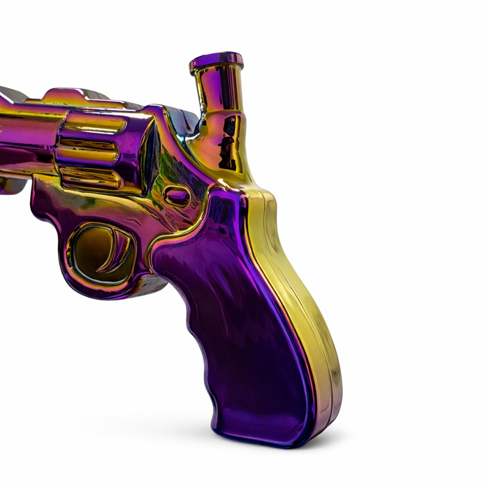 Fortune | 8″ Electroplated Revolver Waterpipe 