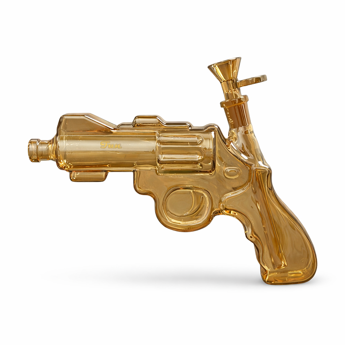 Fortune | 8″ Electroplated Revolver Waterpipe 