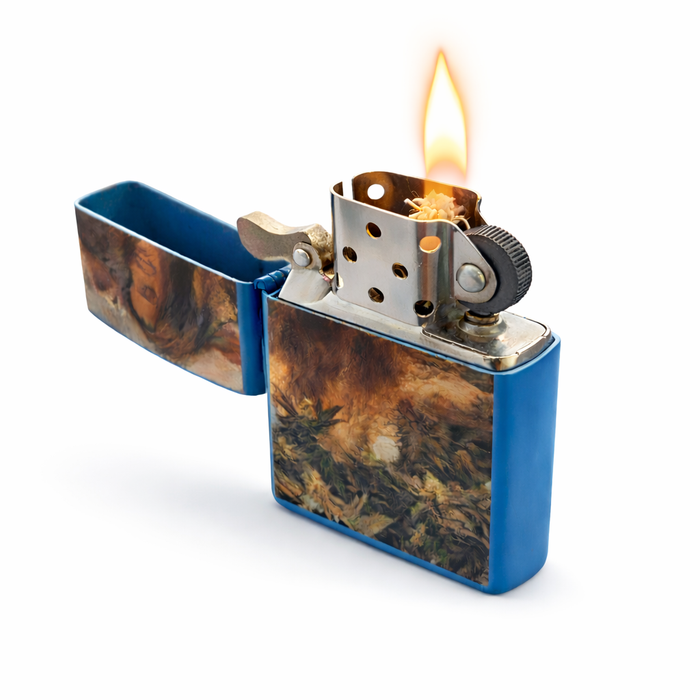 Ganja Girl Metal Oil Lighter – 24PC Assorted Counter Display Lighter Super Supplys Inc