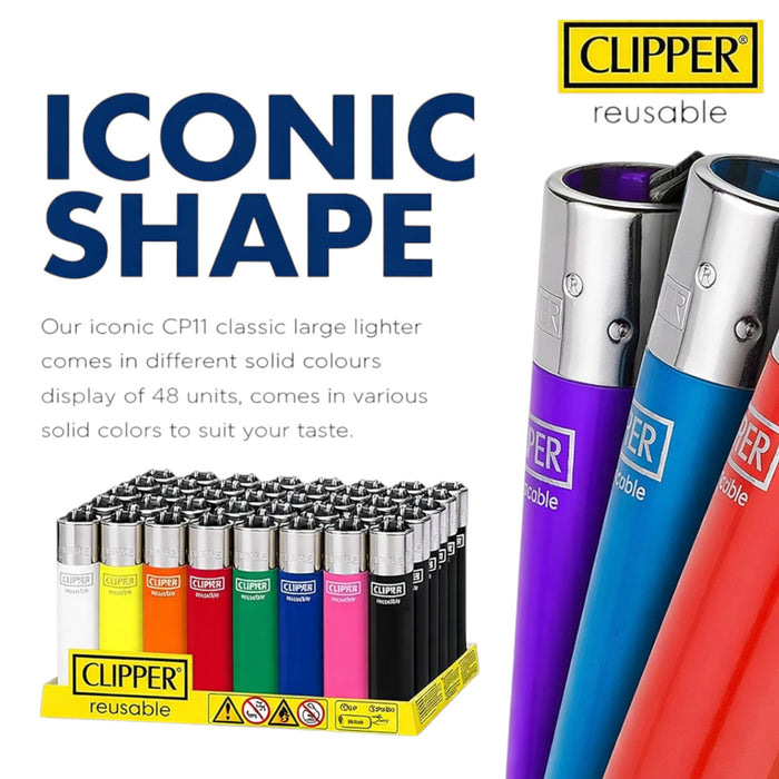 Clipper | CP11 Classic Reusable Lighters Lighter Super Supplys Inc