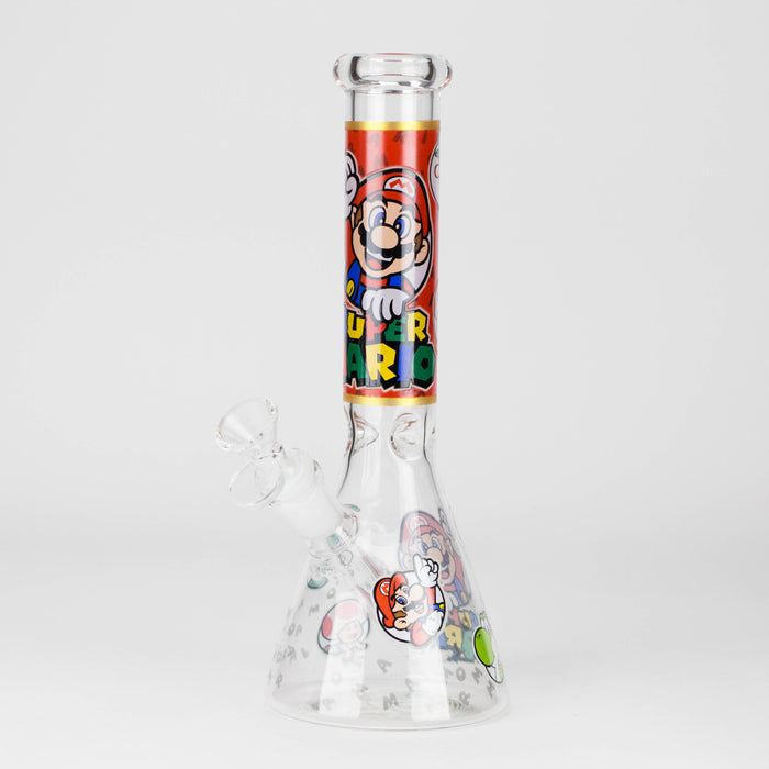 10" Carton Hero Design Glass Beaker Bong Glass Bong 777 Smoke Design2